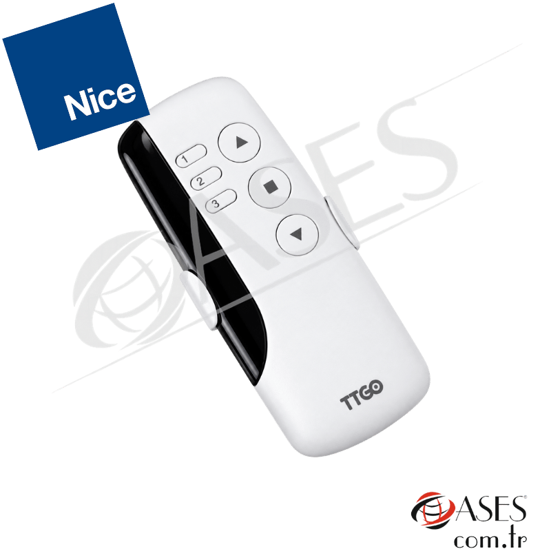 Nice TTGO 3 Kanallı Panjur ve Motorlu Perde Uzaktan Kumandası