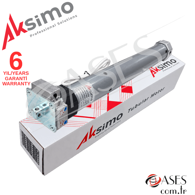 Aksimo 70-100M Redüktörlü Kepenk Motoru – 100 Nm, 70lik Tüp Motor
