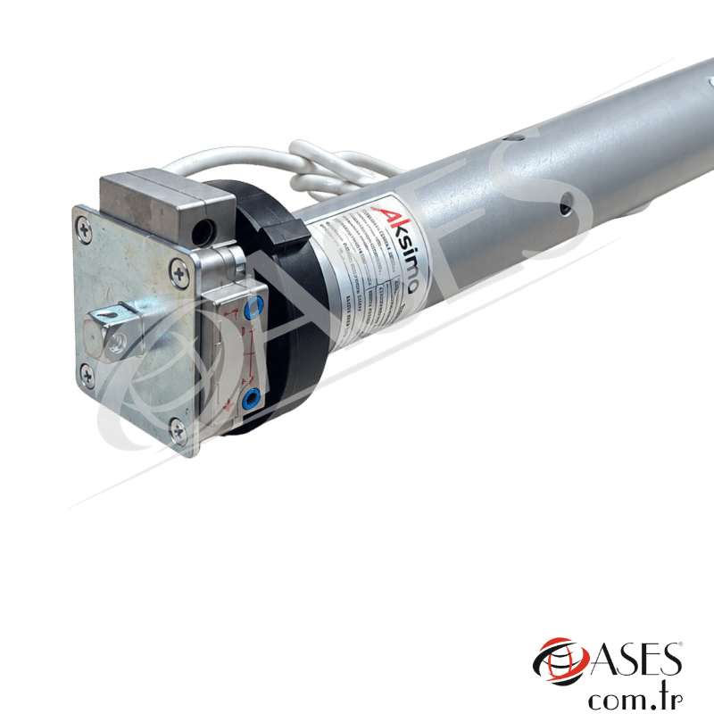 Aksimo 70-120MB Redüktörlü Kepenk Motoru – 120 Nm, 102lik Başlıklı Tüp Motor