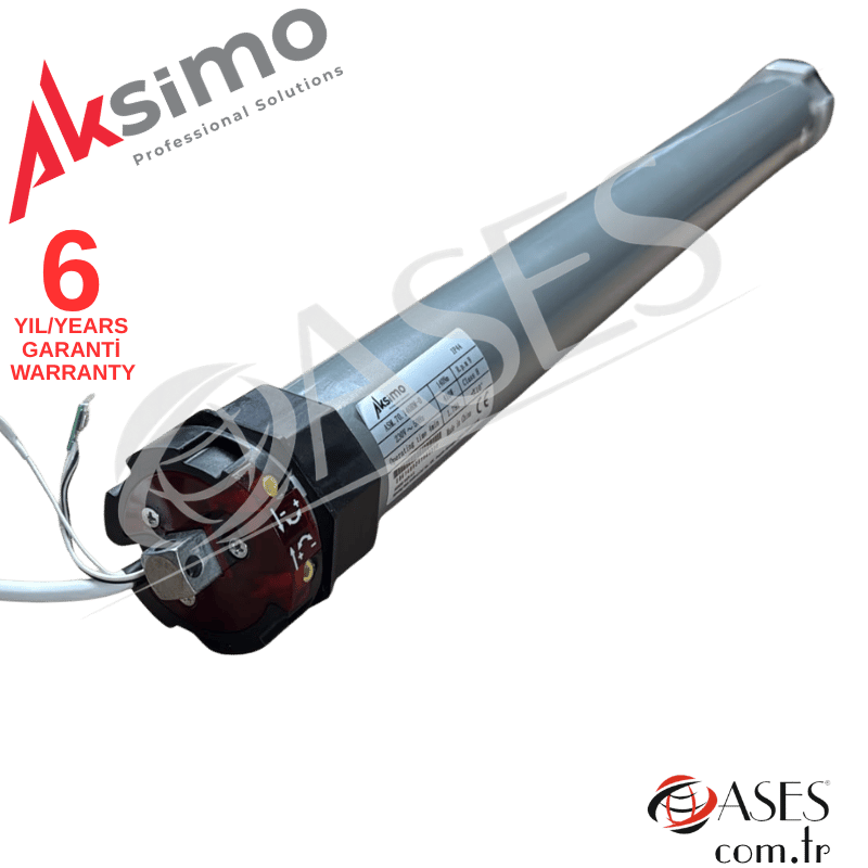 Aksimo ASM 70 140RM Entegre Alıcılı Pergole Motoru (140 Nm – 70lik Tüp – Uzaktan Kumandalı)