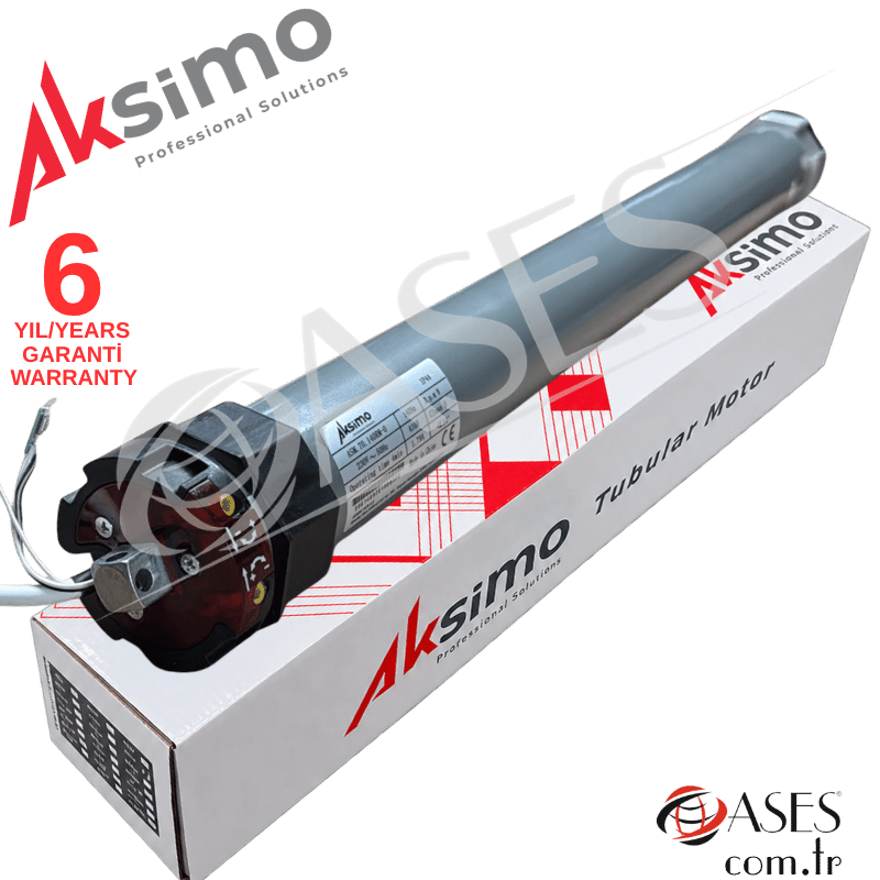 Aksimo ASM 70 140RM Entegre Alıcılı Pergole Motoru (140 Nm – 70lik Tüp – Uzaktan Kumandalı)