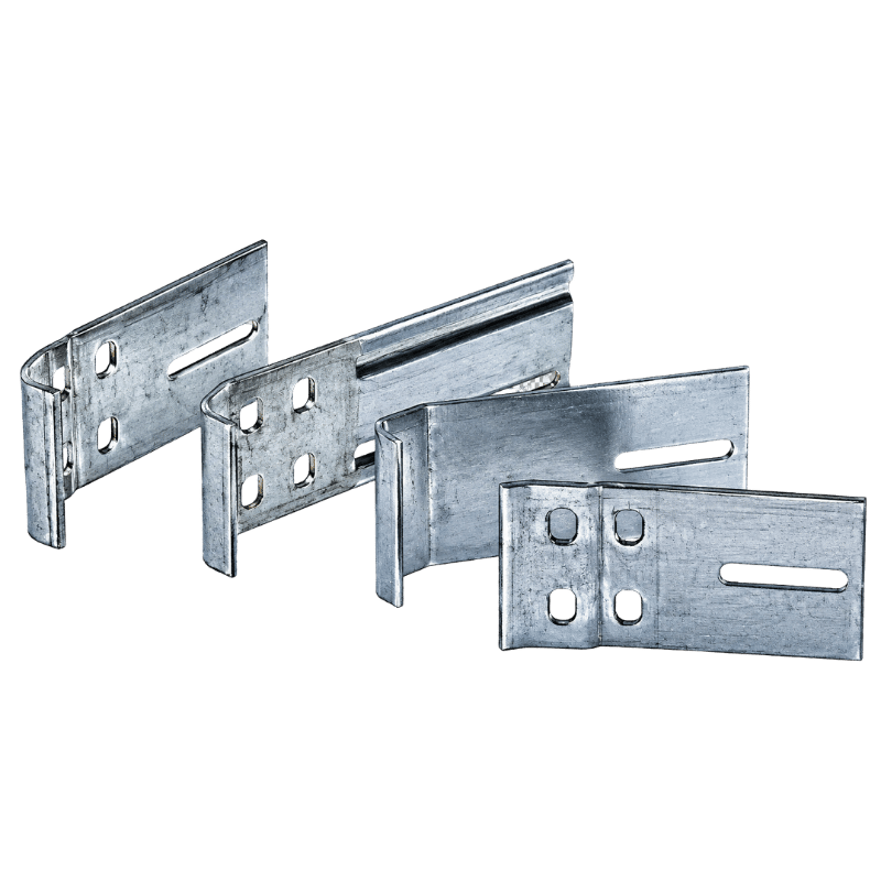Seksiyonel Kapı Galvanizli Ray Bağlantı Plakası – 2 İnç Ray Uyumlu, 2 mm × 150 mm