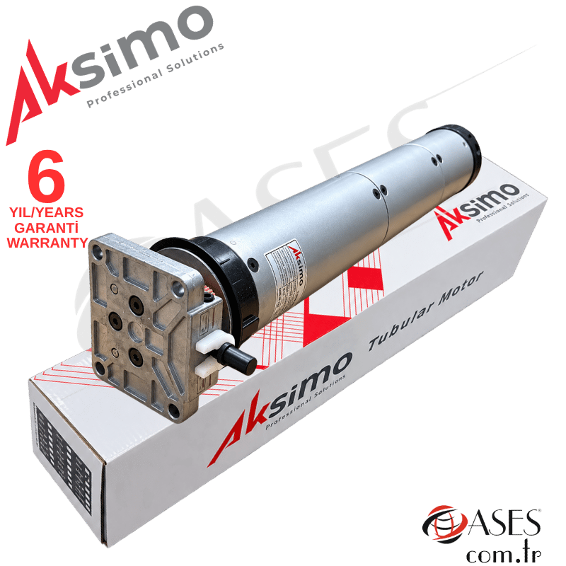 Aksimo ASM 102 230 Nm Redüktörlü Kepenk Motoru – 102lik Tüp Motor