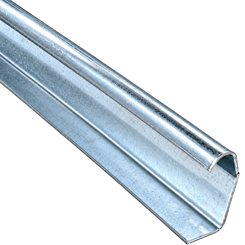 Seksiyonel Kapı Galvanizli Düz Rayı – 53,5 × 26 × 2 mm, 6,5 Metre