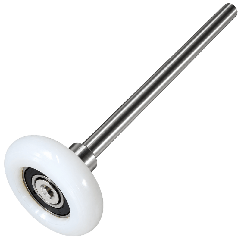 Seksiyonel Kapı Naylon Tekerlek – 2 × 11 mm, 193 mm Mil Uzunluğu, 50 kg