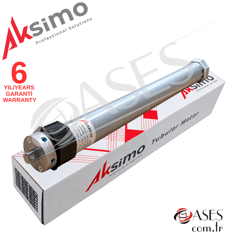 Aksimo ASM 70 100S Standart Kepenk Tüp Motoru (100 Nm – 70lik – 230V AC)