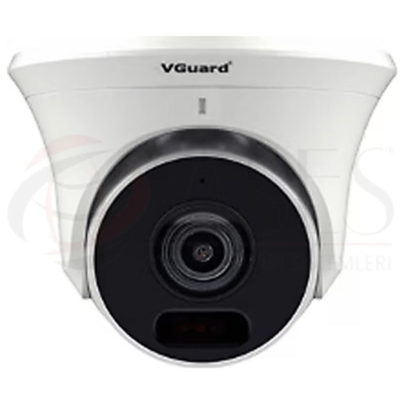 VGuard VG-255AC-DF 2mp 2.8mm Sabit Lens Dahili Sesli Full Color AHD Dome Kamera