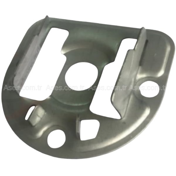 Rulmanlı Plaket Üçgen 70x42x2mm - 42x12mm Çelik Rulman