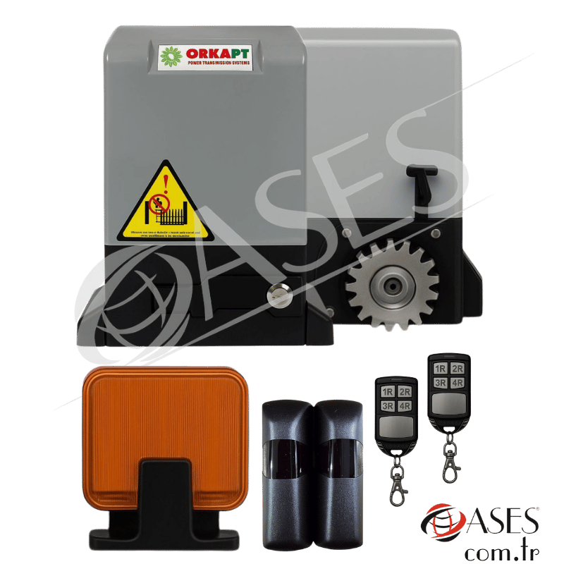 ORKAPT 1000 Kg AC 220V Yana Kayar Kapı Motoru – Kremayersiz Set