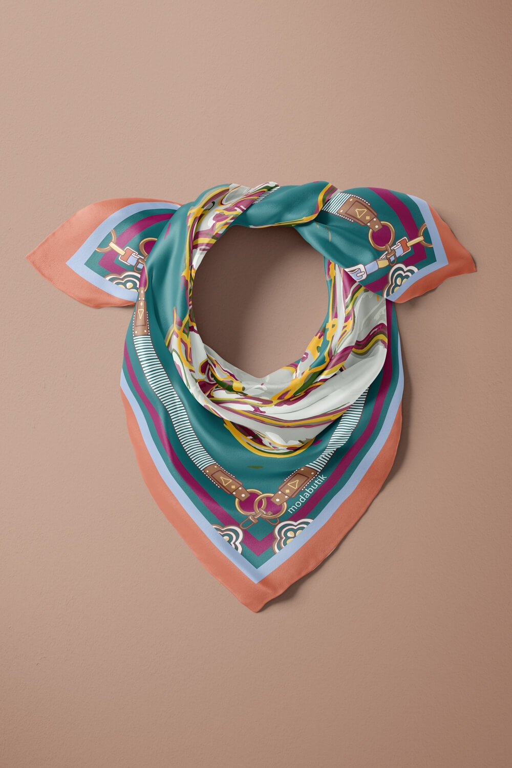 A69 ABSTRACT WATERCOLOR BANDANA