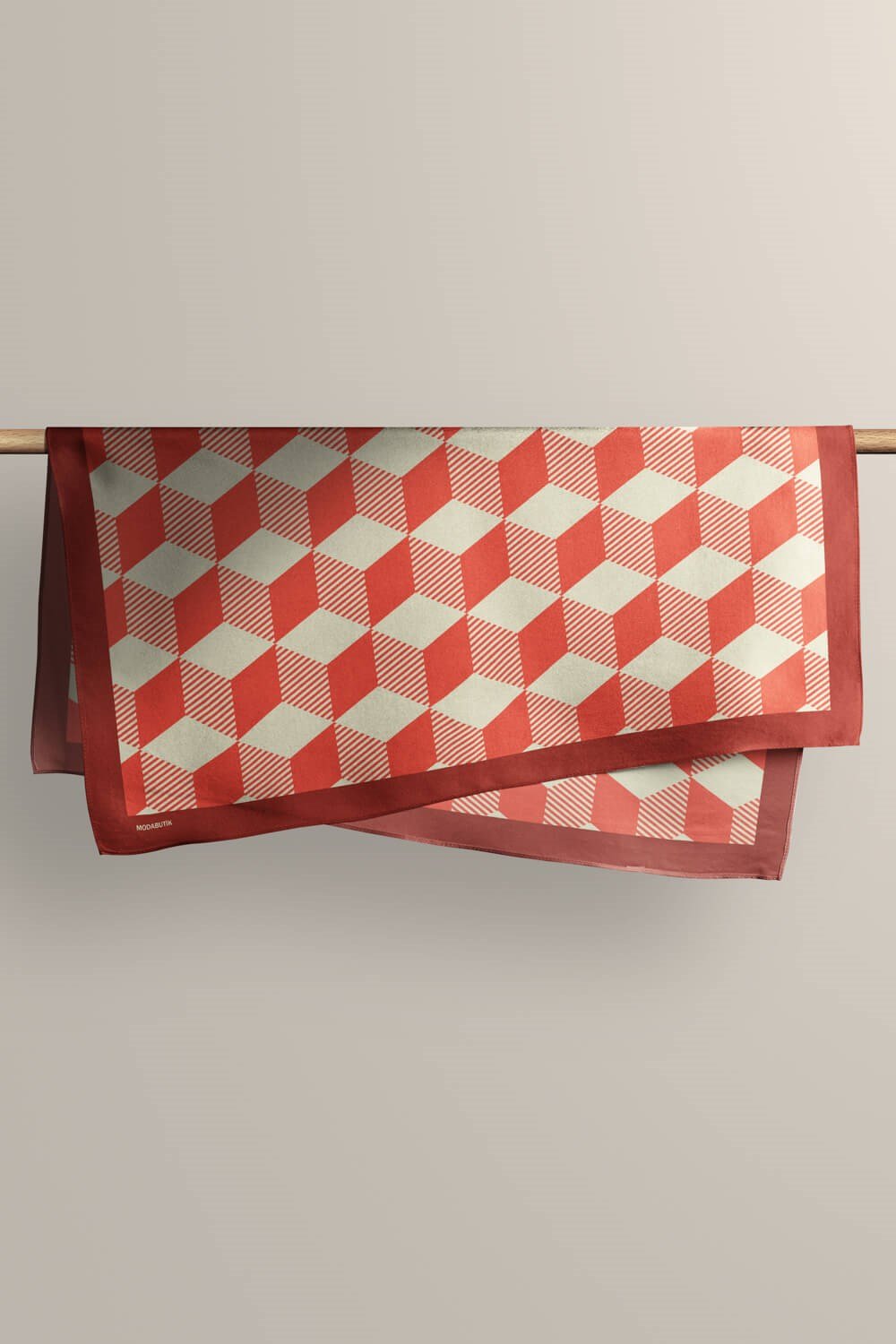 Violla V44 Kadın Geometric Desenli Bandana 50x50 DG0123-22