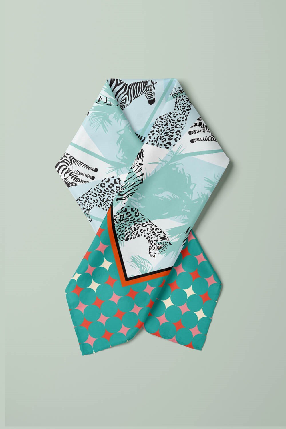 Violla F77 ZEBRA TASARIMLI BANDANA