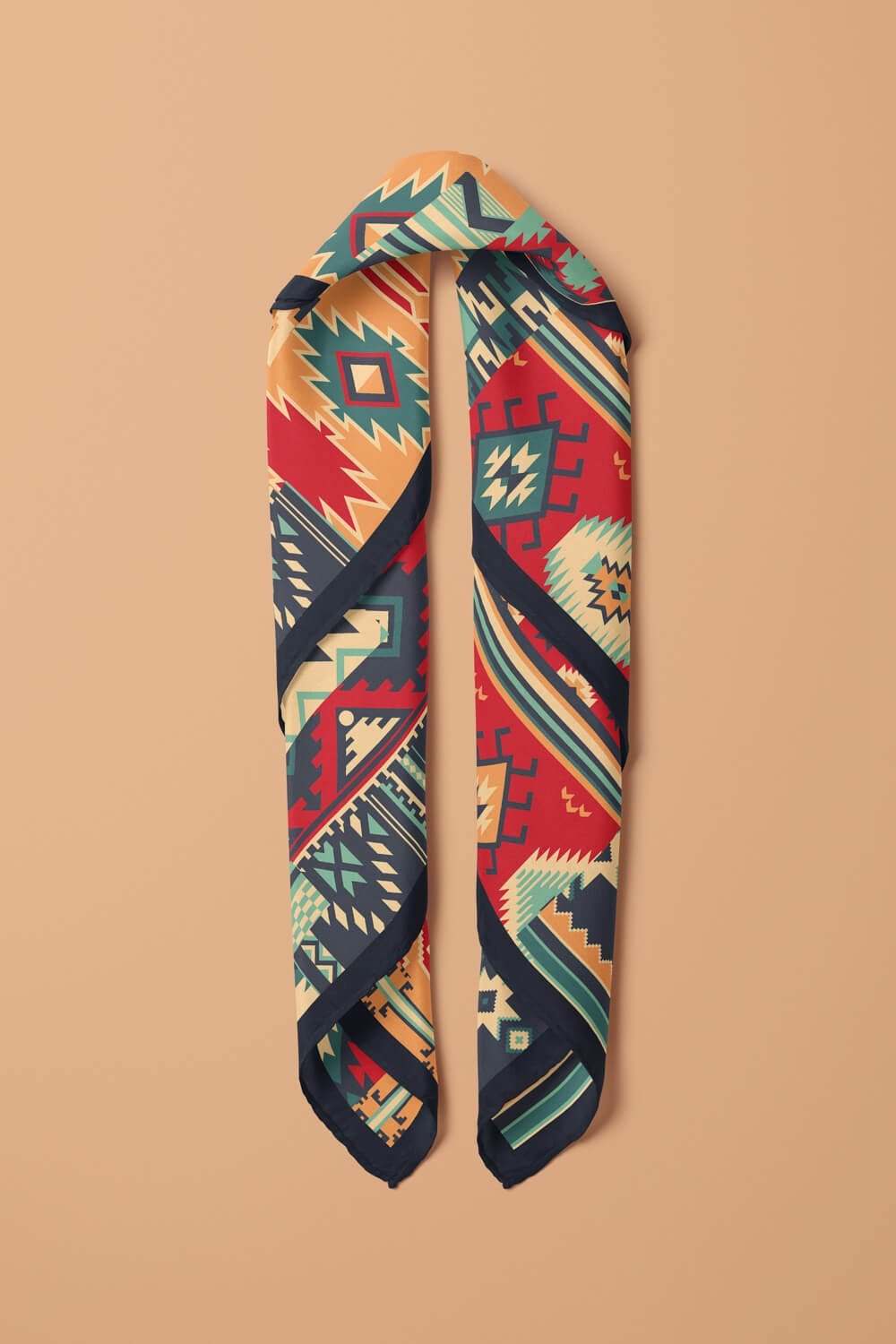 V5 Violla Etnik Desenli Bandana