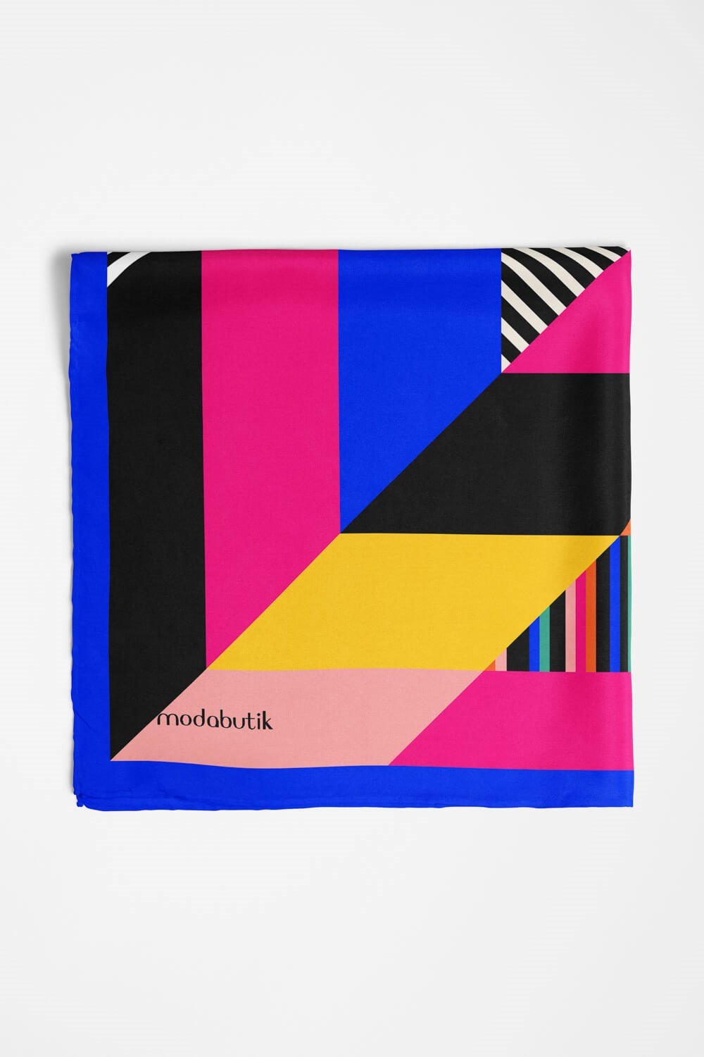B4 Violla Geometrik Desenli Bandana