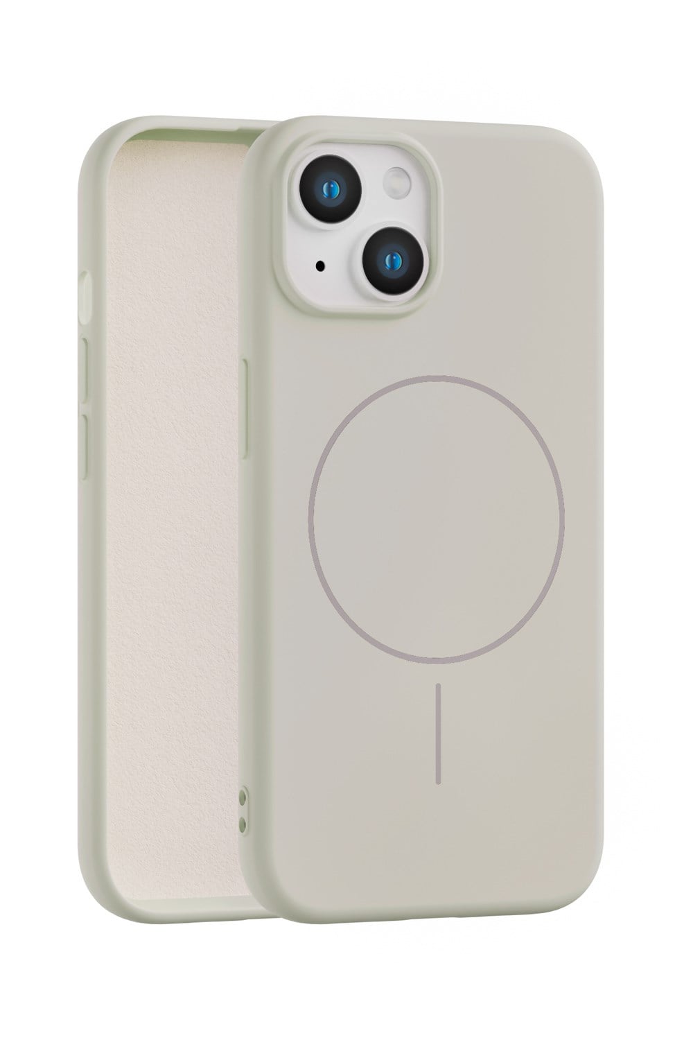 iPhone 15 Uyumlu İçi Kadife Magsafe Wireless Şarj Özellikli Telefon Kılıfı