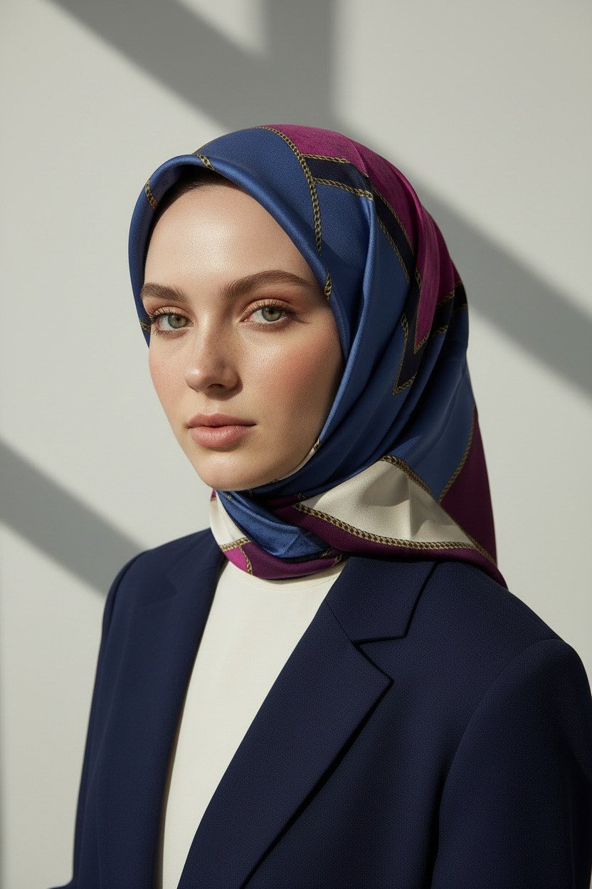 Twill Eşarp (İpek İçermez)