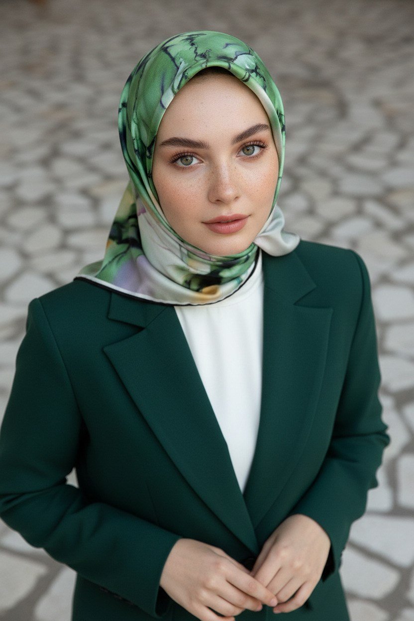 Twill İpek Eşarp