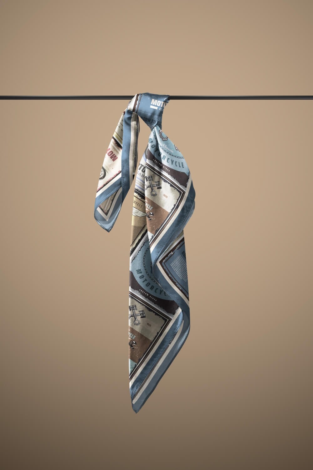 H7 Modabutik Motorcycle Desenli Bandana