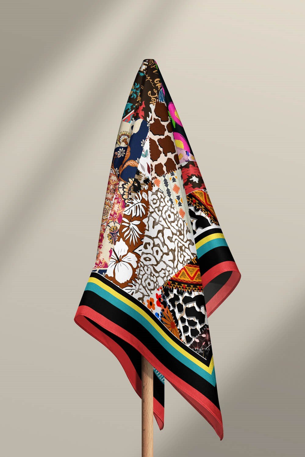 Violla F102 ETNIK PATCWORK TASARIMLI BANDANA DG11976