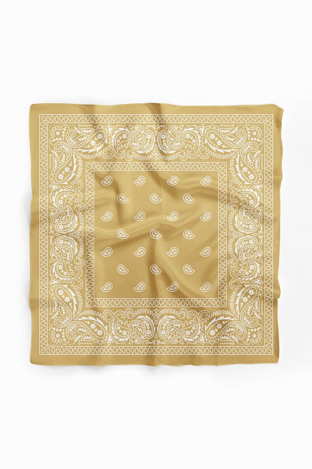 Violla A23 MUSTARD ŞALLI BANDANA DG12189