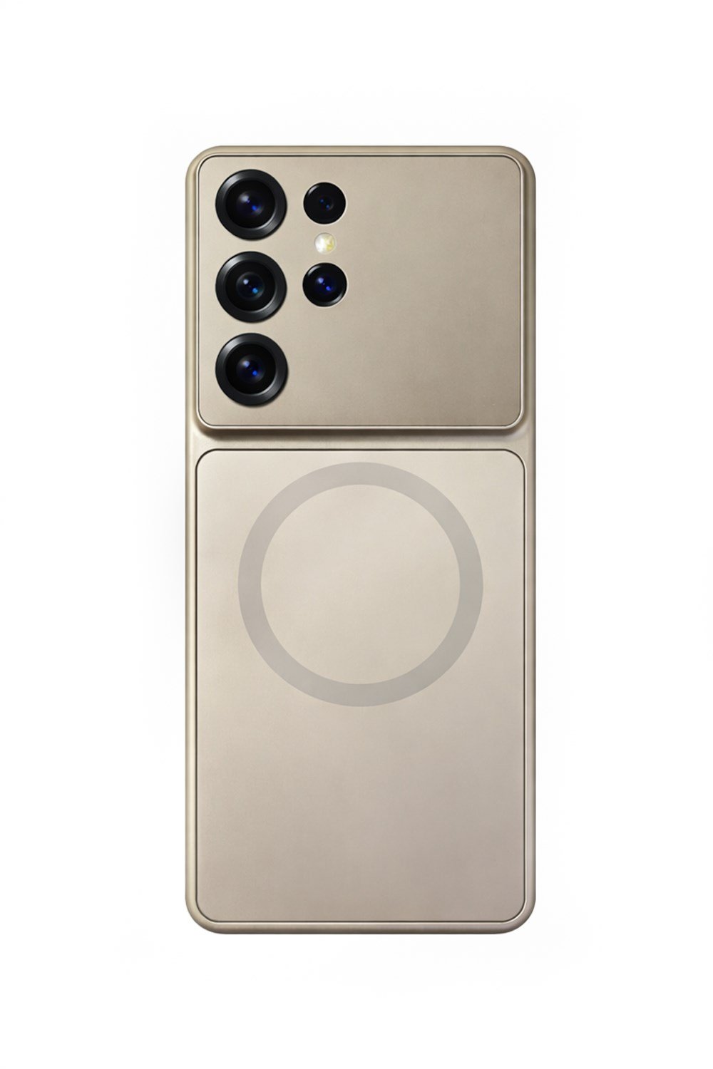 Samsung Galaxy S25 Ultra Uyumlu Kamera Korumalı Magsafe Wireless Şarj Özellikli Full Glass Arka Kapak