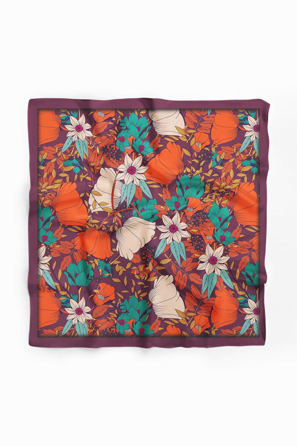 Modabutik Çiçek Desenli Bandana