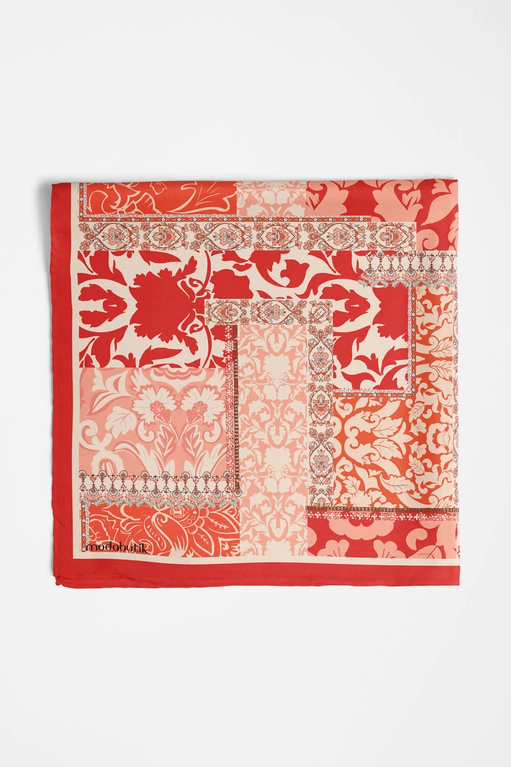 H52 Violla Karışık Desenli Bandana