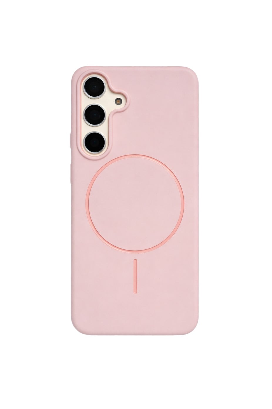 Samsung Galaxy S24 Kılıf – İçi Kadife – MagSafe Uyumlu – Pembe Renk – Telefon Kılıfı