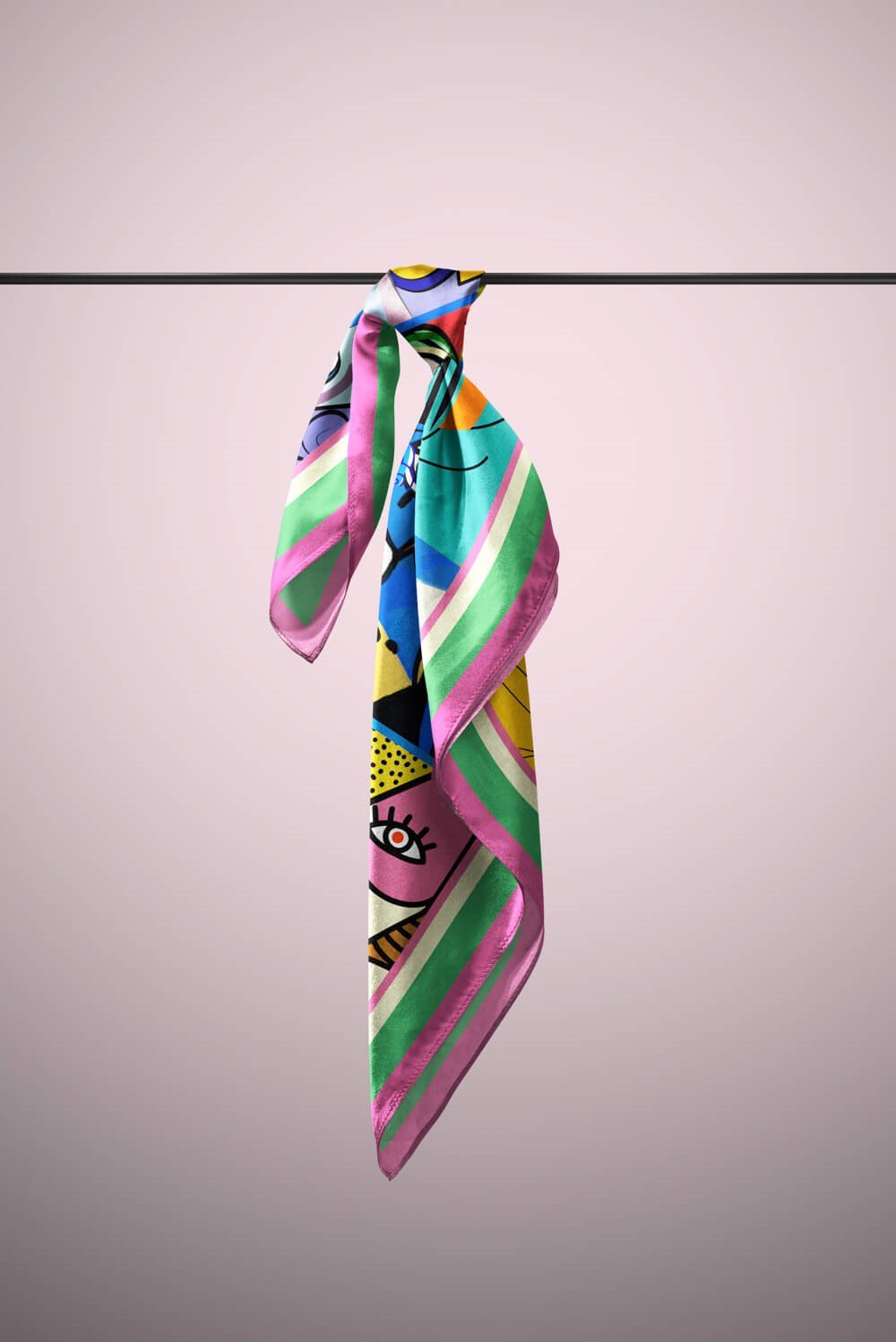 Violla B13 HUMAN ABSTRACKT TASARIMLI BANDANA