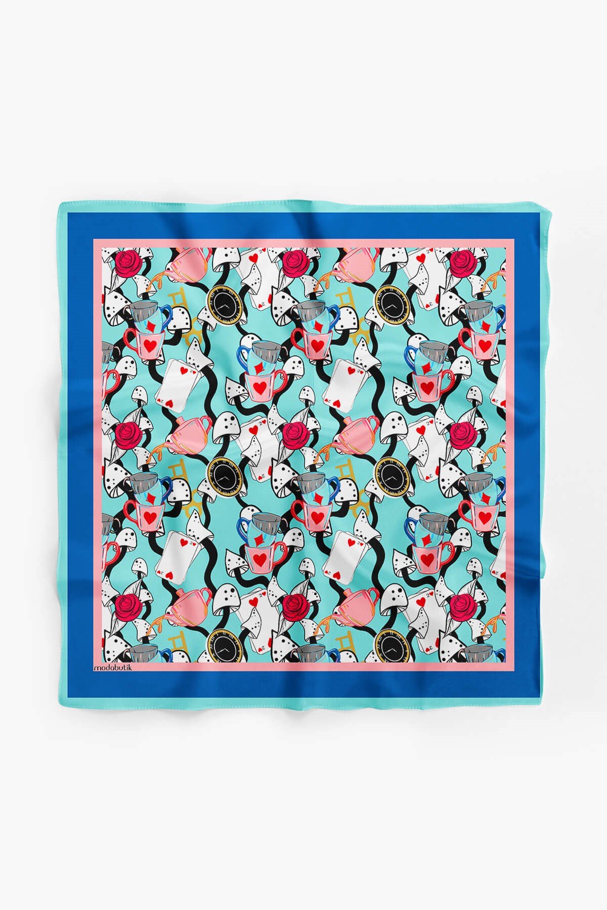 G34 Violla Alice Desenli Bandana