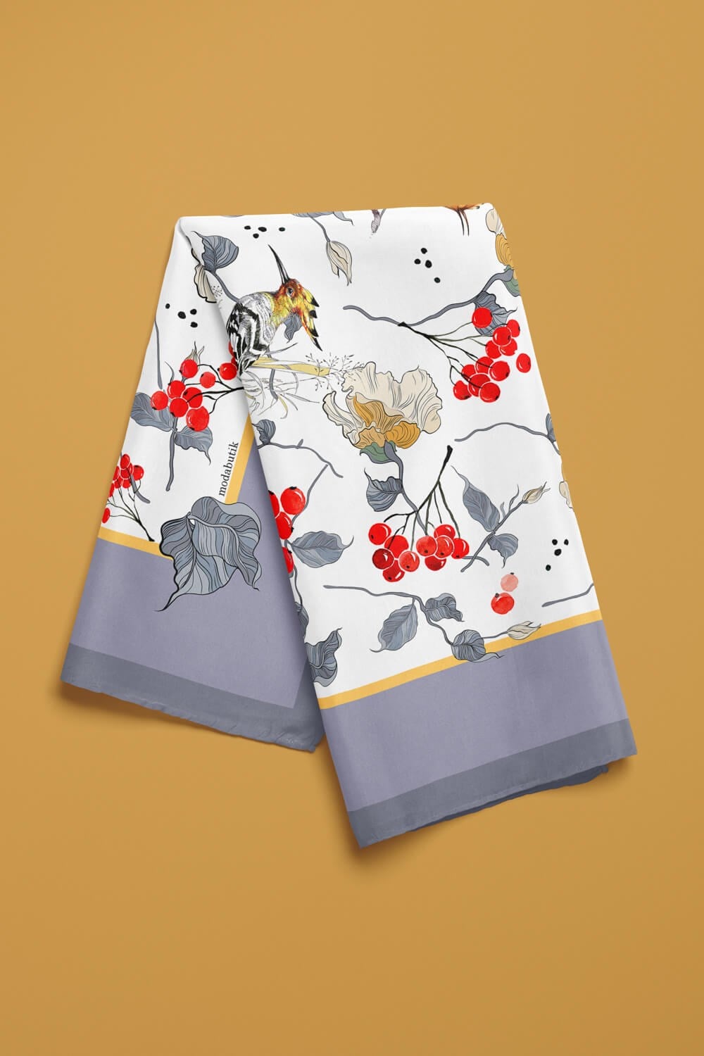 Violla H24 MODERN KUŞ DESENLİ BANDANA DG12231