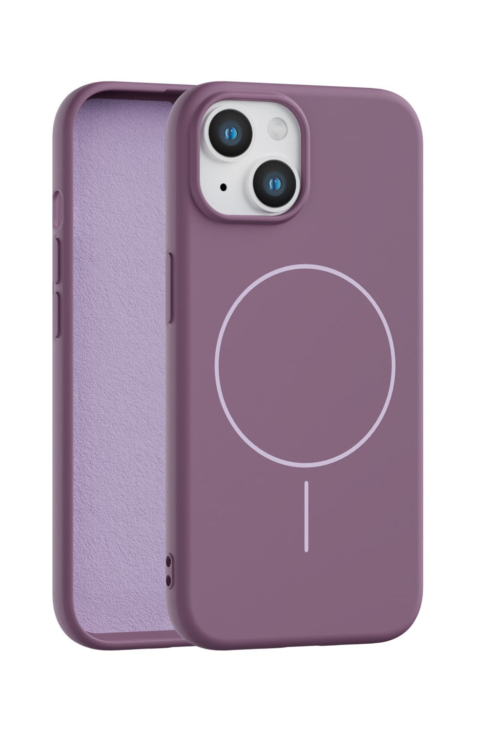 iPhone 15 Uyumlu İçi Kadife Magsafe Wireless Şarj Özellikli Telefon Kılıfı