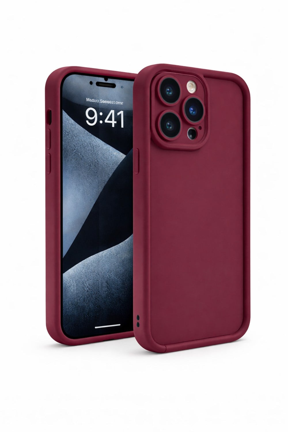 iPhone 15 Pro Max Kılıf – Kamera Çıkıntılı – Mat Silikon Telefon Kılıfı