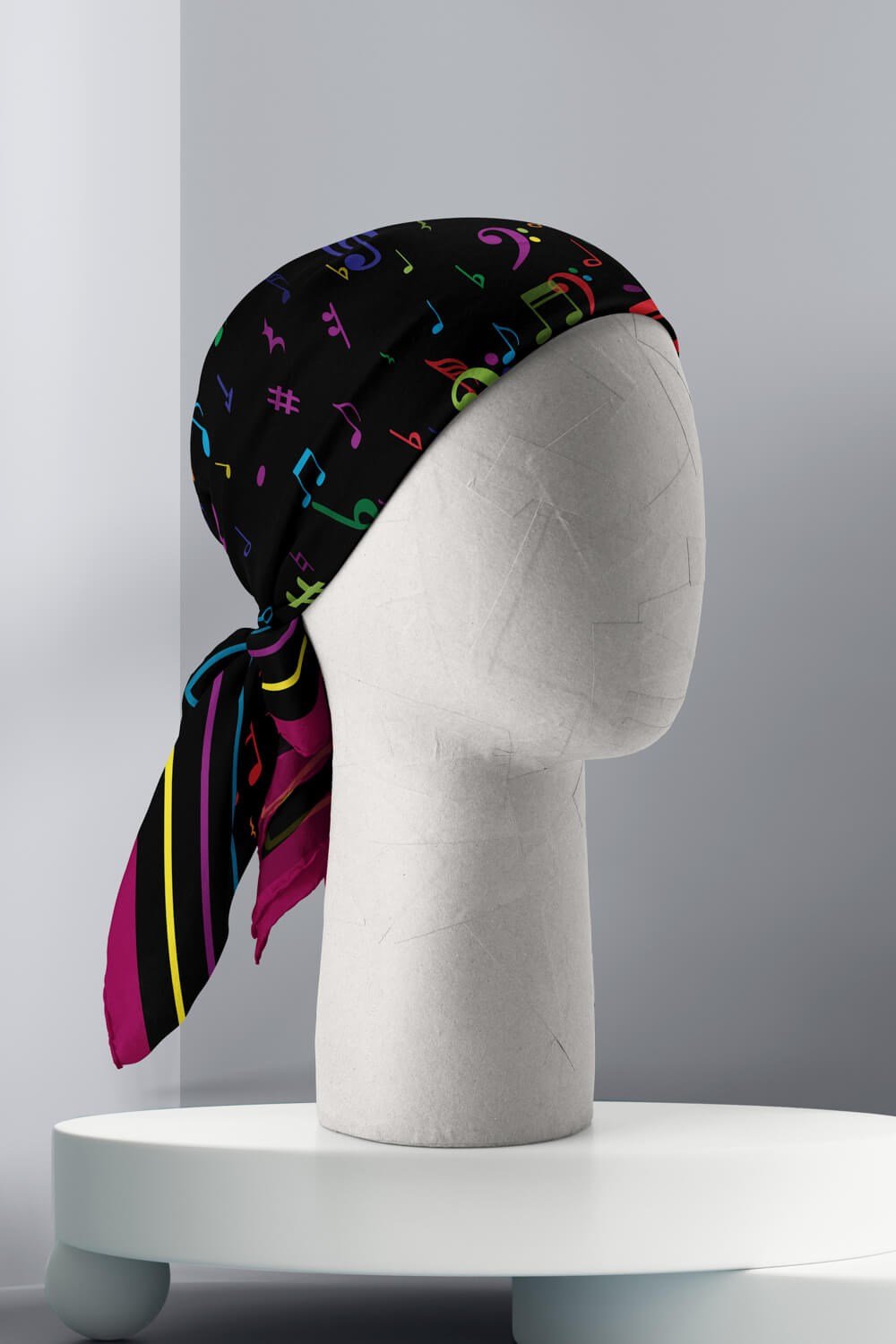 A28 Violla Nota Desenli Bandana