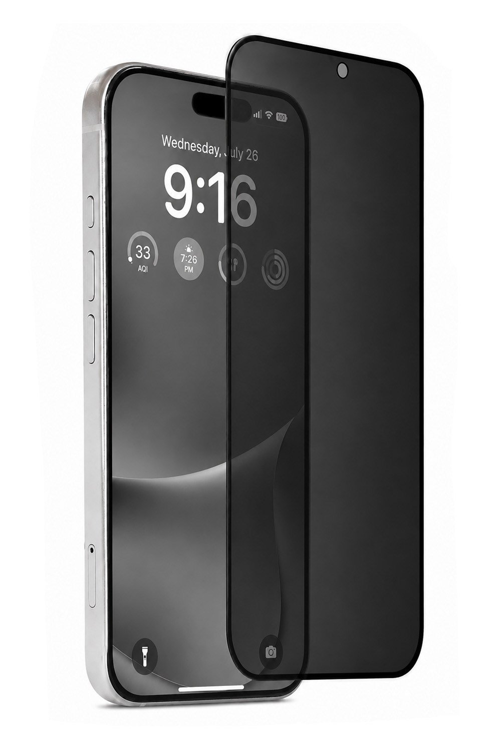 İPhone 17 Pro Max Hayalet Ekran Koruyucu % 100 Cam (Temperli)  Kolay Kurulum Aparatlı