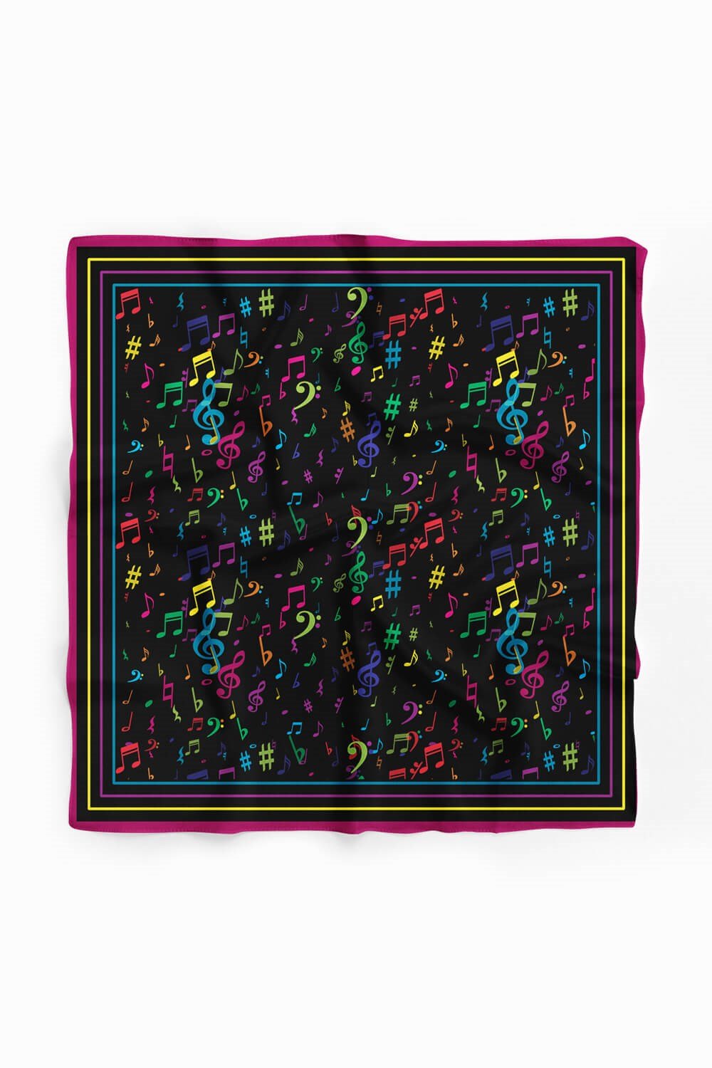 A28 Violla Nota Desenli Bandana