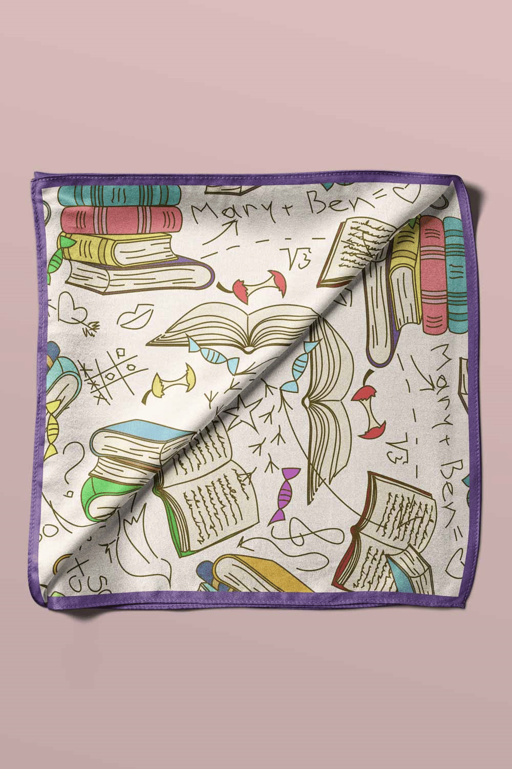 100% Silk Headscarf for Women - 22