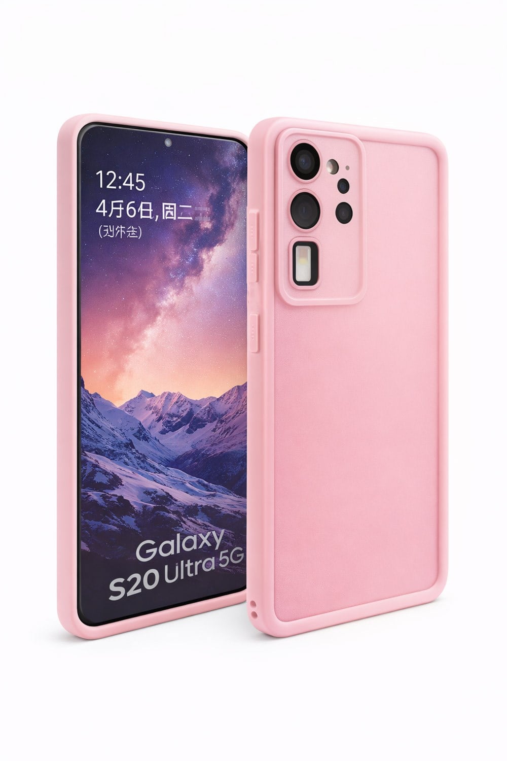 Samsung Galaxy S20 ULTRA Kılıf – Kamera Çıkıntılı – Mat Silikon Telefon Kılıfı