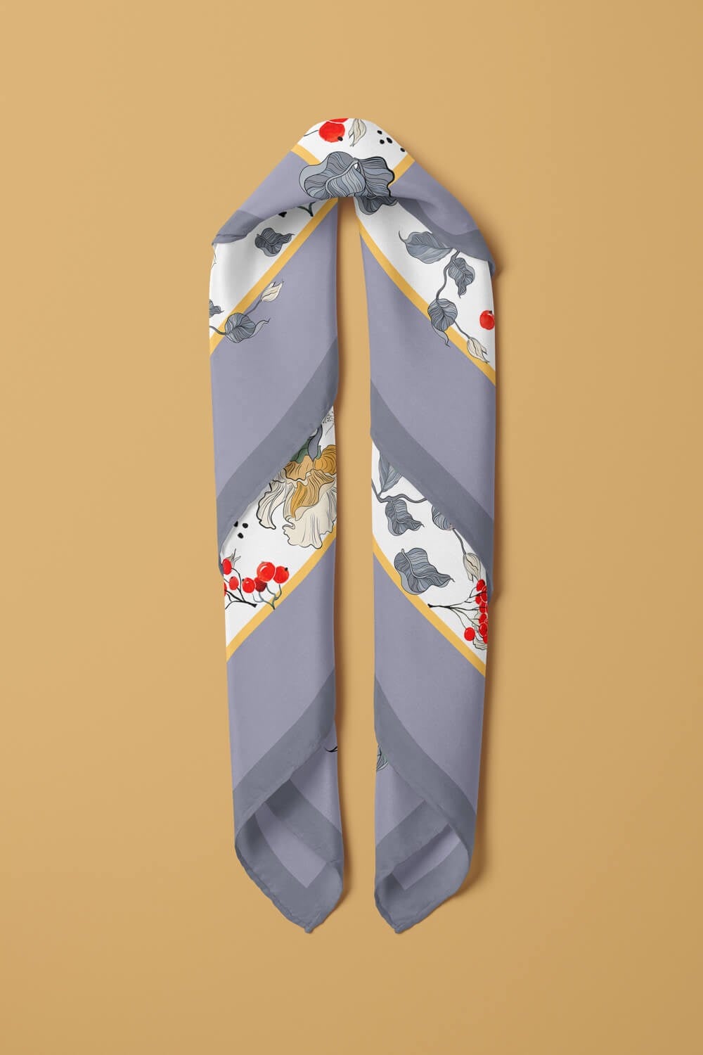 Violla H24 MODERN KUŞ DESENLİ BANDANA DG12231