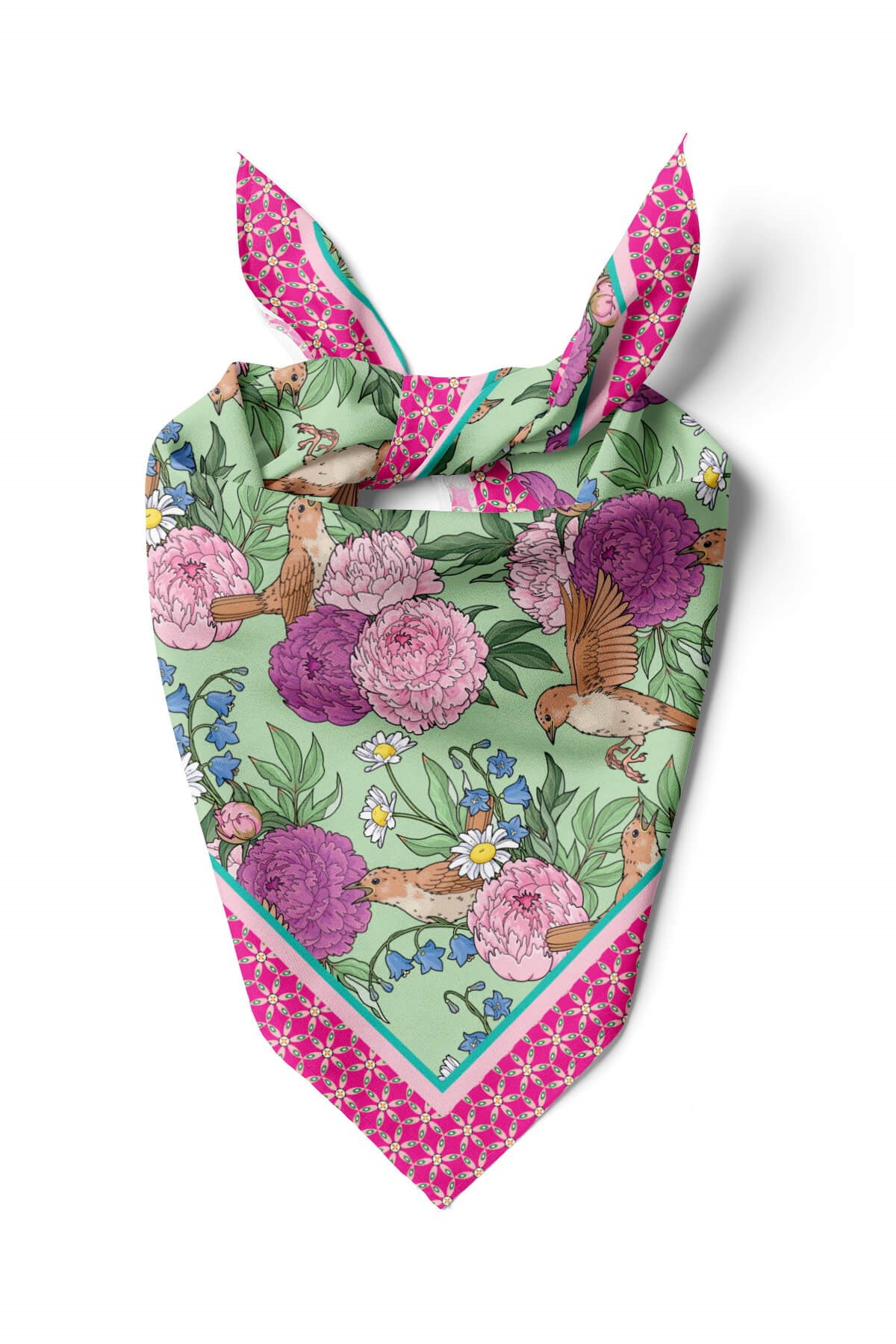 Y76 TRPOICAL BIRD TASARIM BANDANA