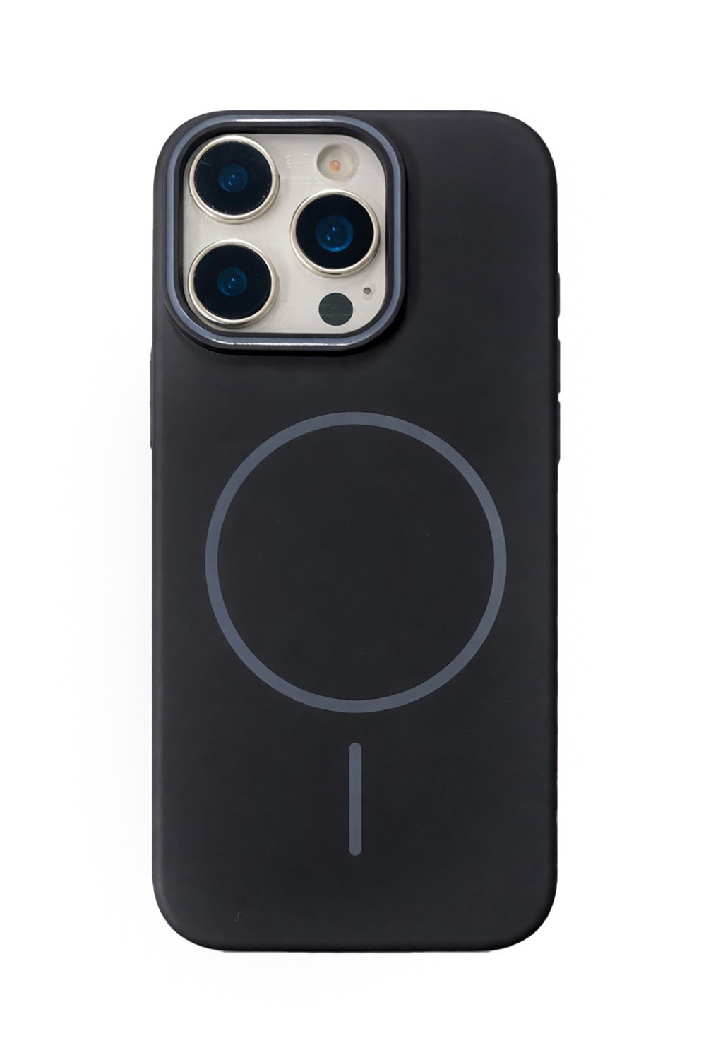 iPhone 13 Pro Max Uyumlu Kamera Çıkıntılı Magsafe Wireless Şarj Özellikli Sert Sararmaz Silikon Kılıf