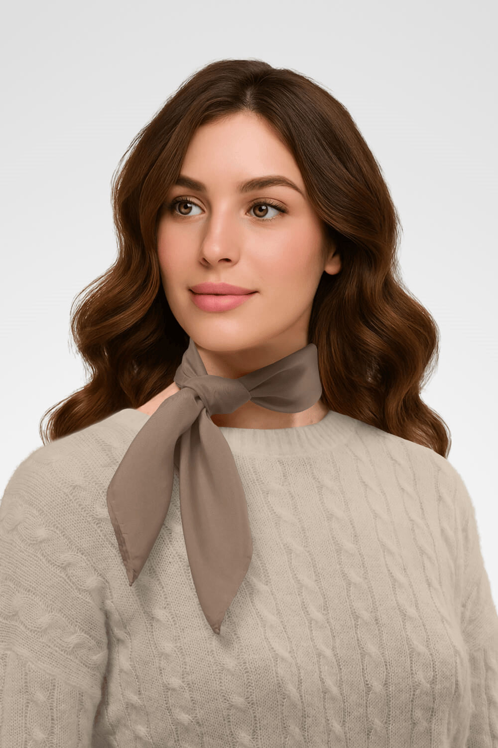 Şifon Sütlükahve Bandana