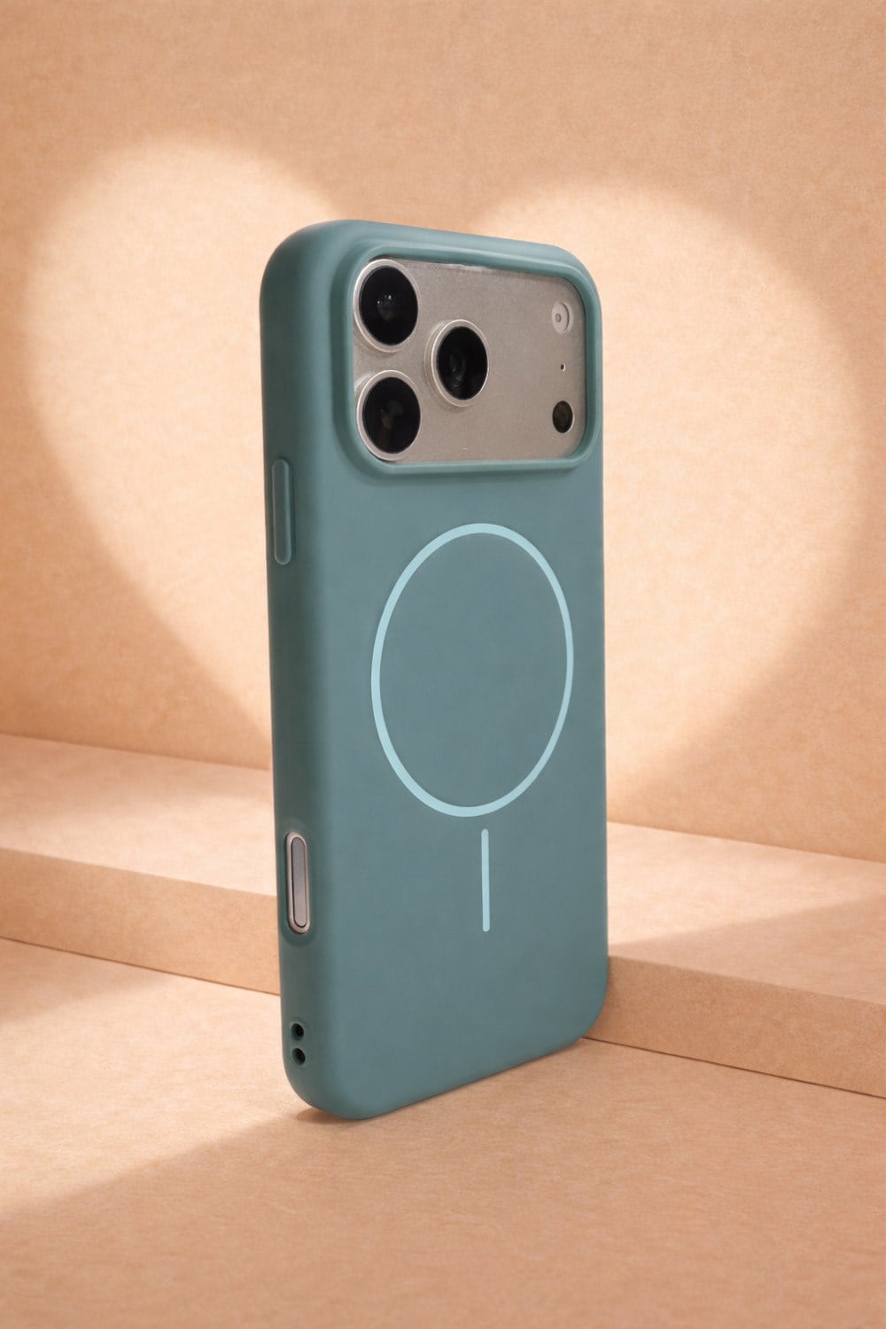 iPhone 17 Pro Max Uyumlu İçi Kadife Magsafe Wireless Şarj Telefon Kılıfı