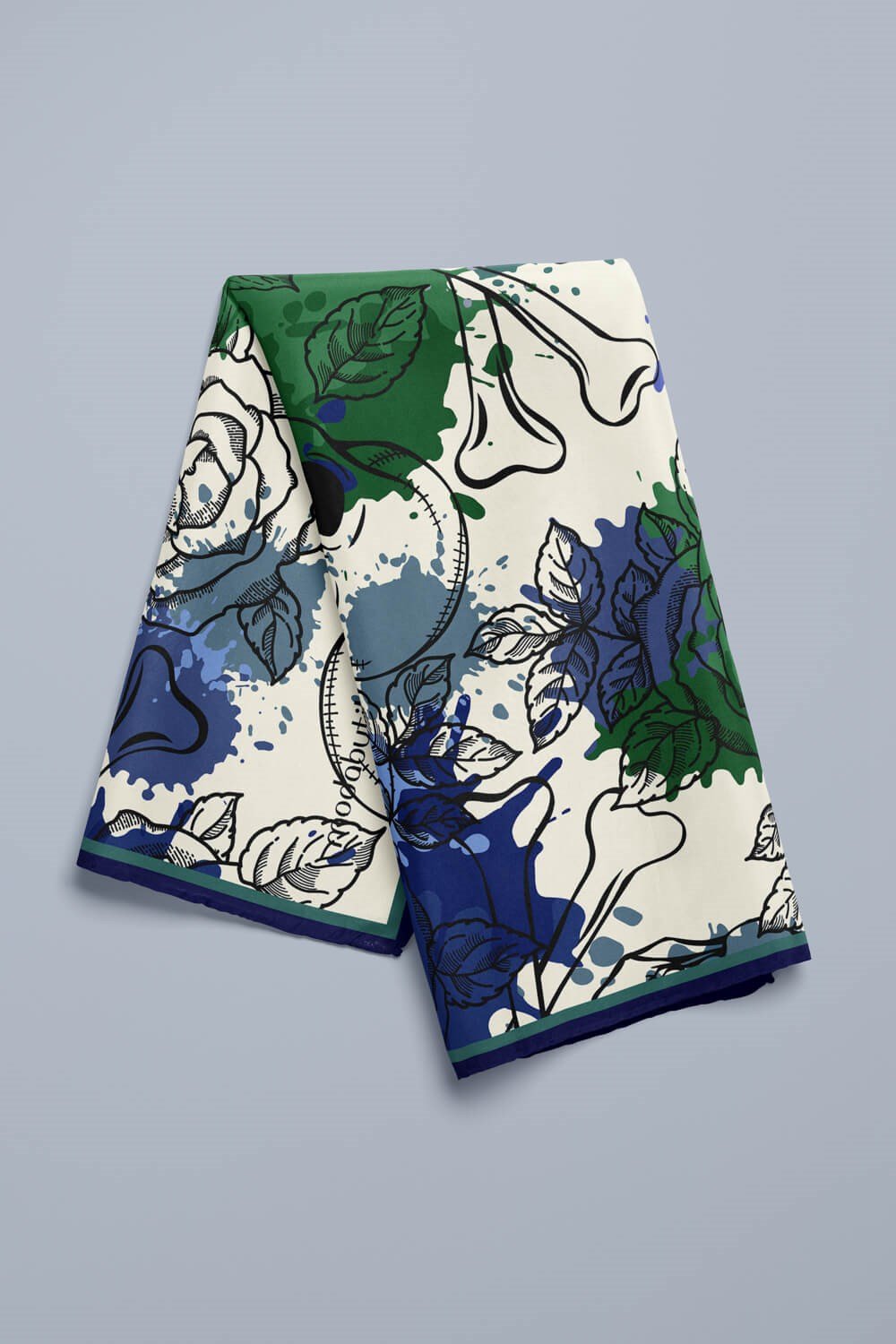 B73 Violla Lacivert Kurukafa Bandana
