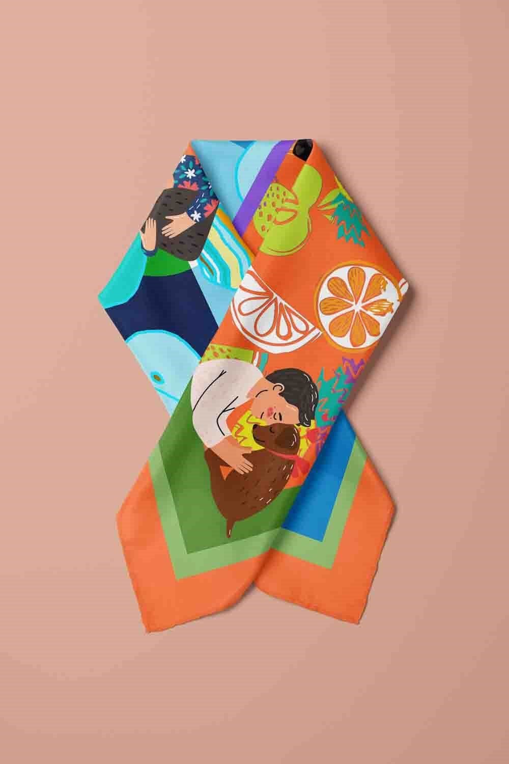 C52 KADIN DESENLİ BANDANA