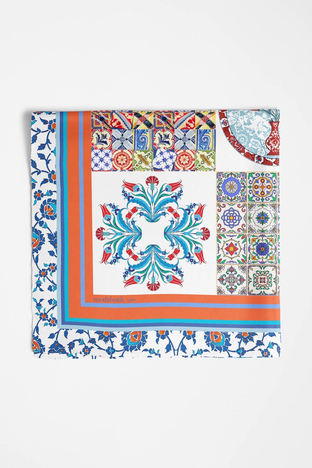 Violla Y6 KADIN ÇİNİ DESENLİ BANDANA DG10244