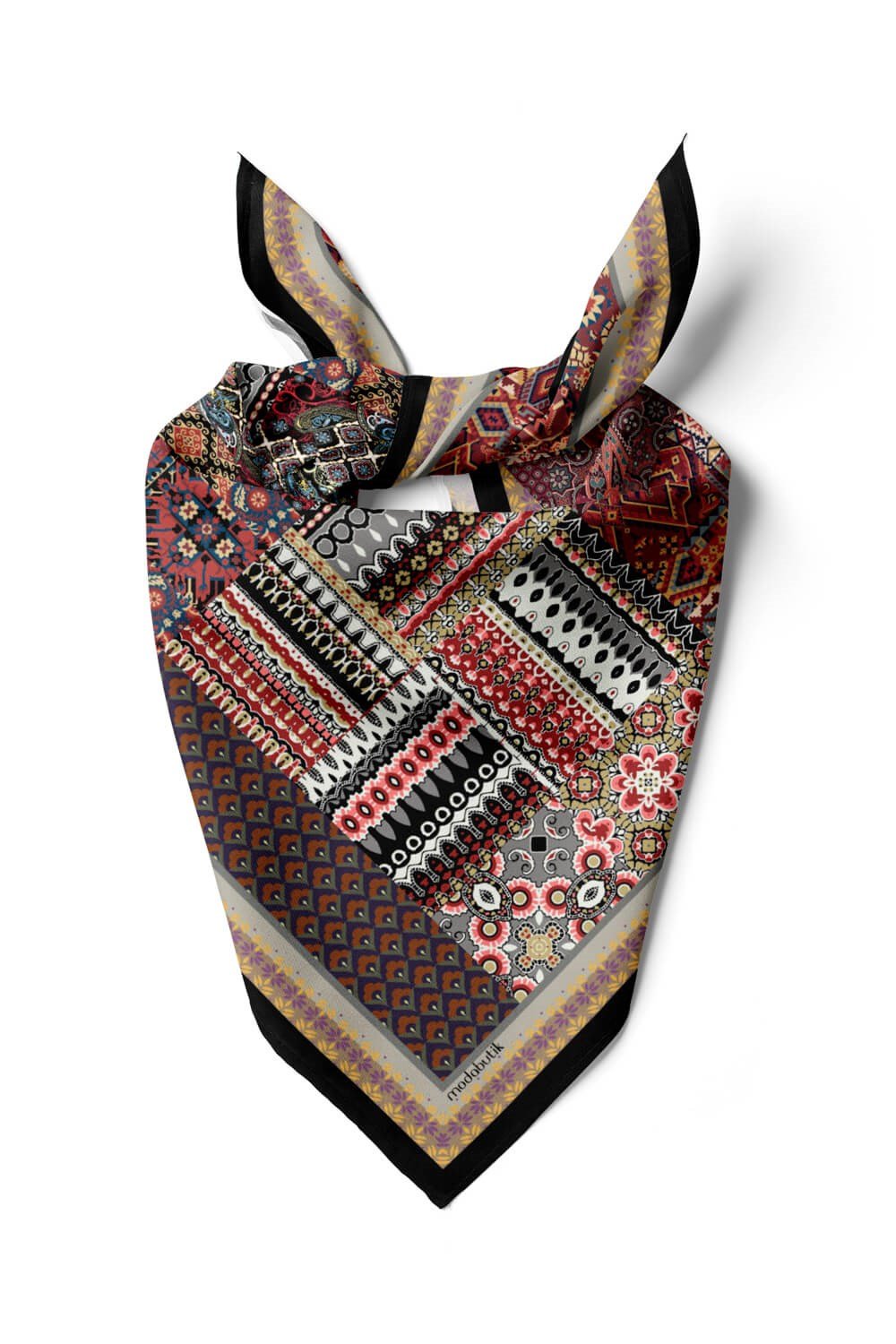 Violla E17 ETNIK ŞAL DESENLI BANDANA
