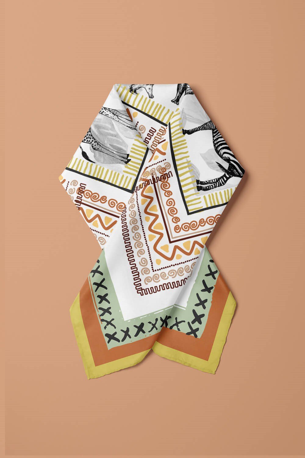 Violla F61 AFRICAN ETNIC TASARIM BANDANA