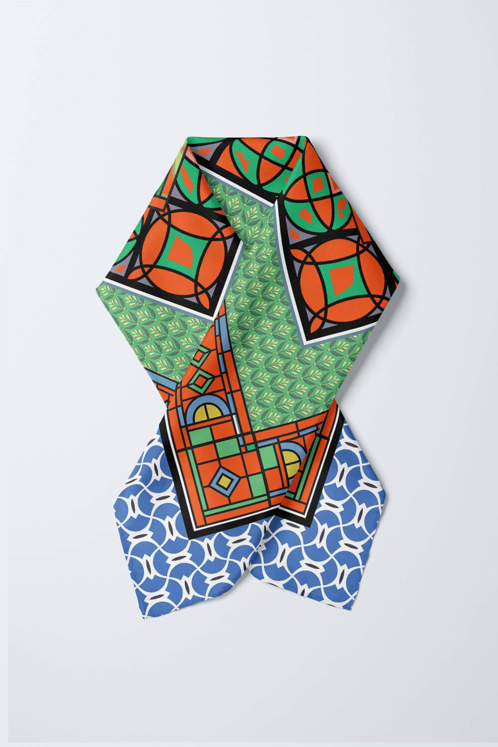 Y91 MODERN RETRO DESENLİ BANDANA DG12229