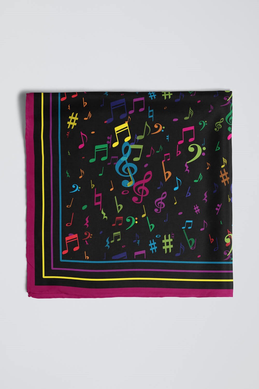 A28 Violla Nota Desenli Bandana
